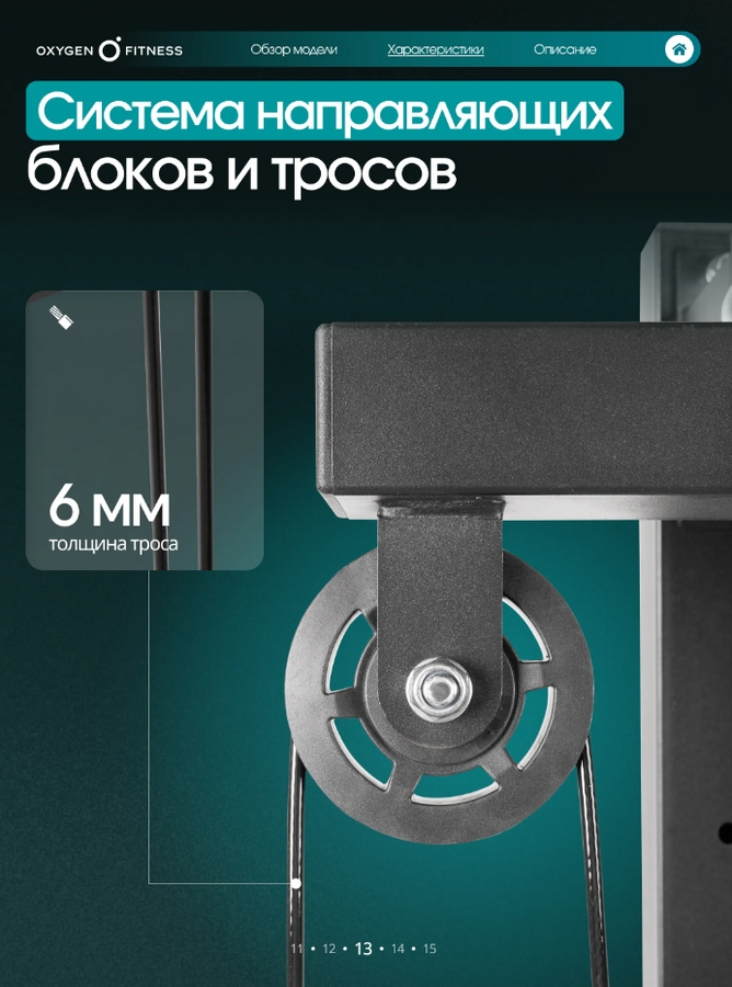 Кроссовер Oxygen Fitness VESTON | Premium Fitness