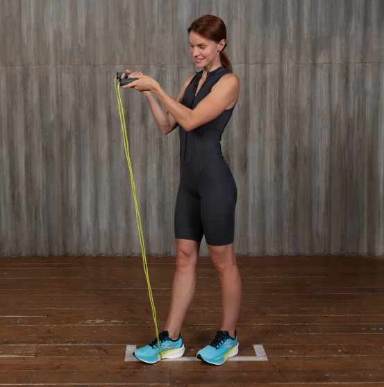 Скакалка утяжеленная PRCTZ WEIGHTED P.V.C. JUMP ROPE, 275 см PF2385