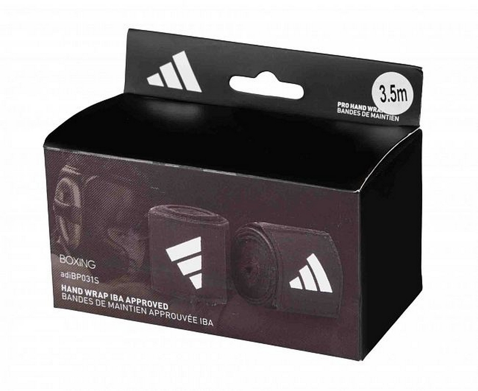 Бинты боксерские Boxing IBA Pro Hand Wrap adiBP031S черный