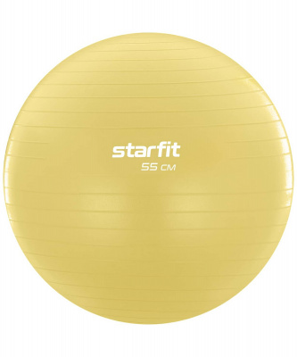 Фитбол d55см Star Fit GB-108 желтый пастель