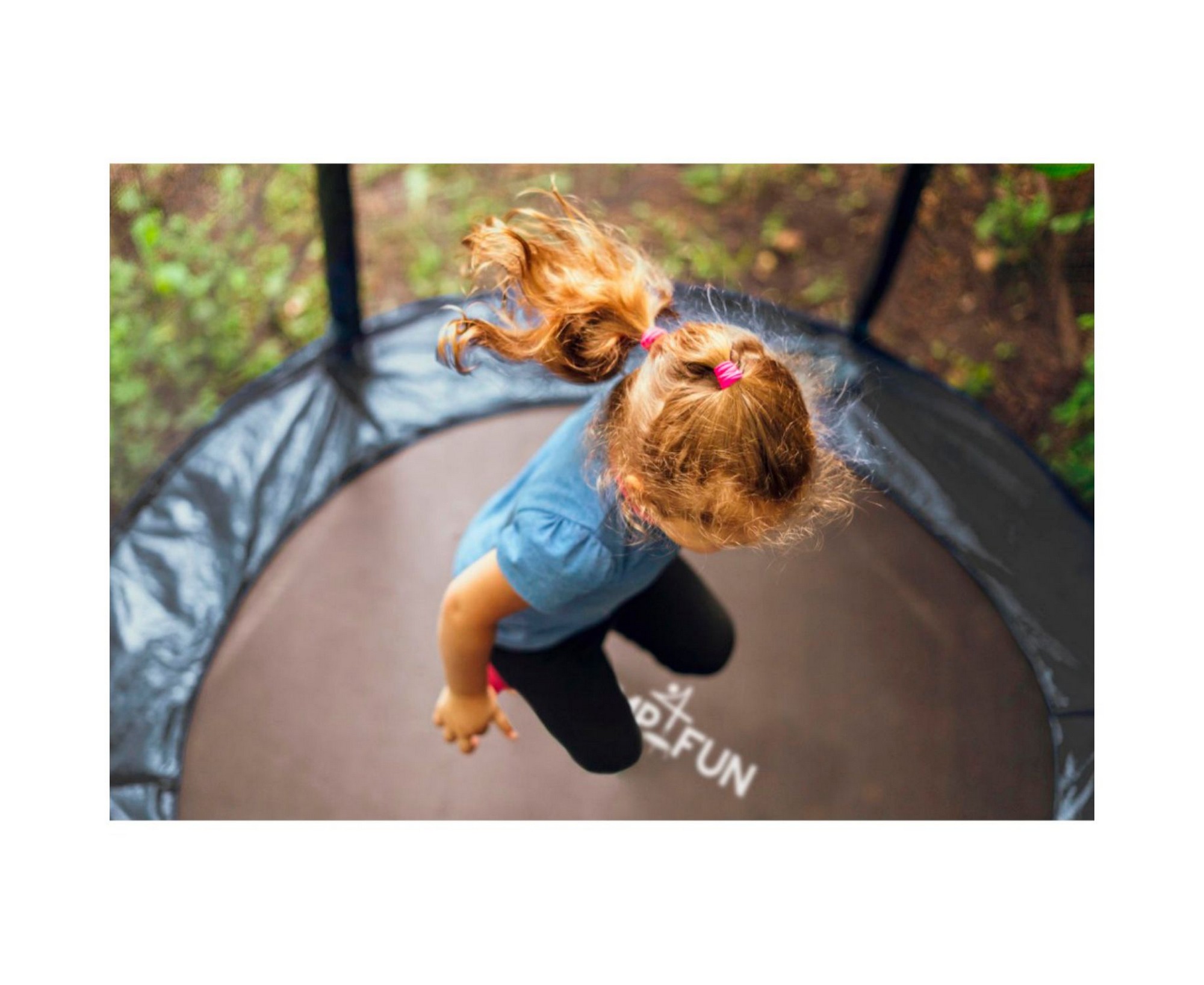 Батут DFC Trampoline Stock JUMP4FUN, с внутренней защитной сеткой TRA22FUJ4F-602 серый
