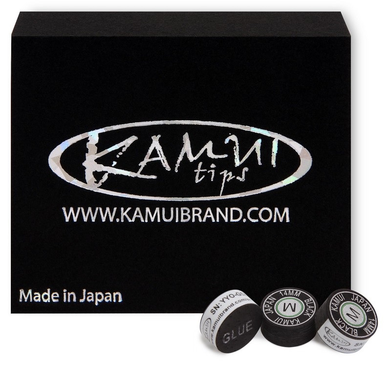 Наклейка для кия Kamui Black d14мм Medium 1шт 03105