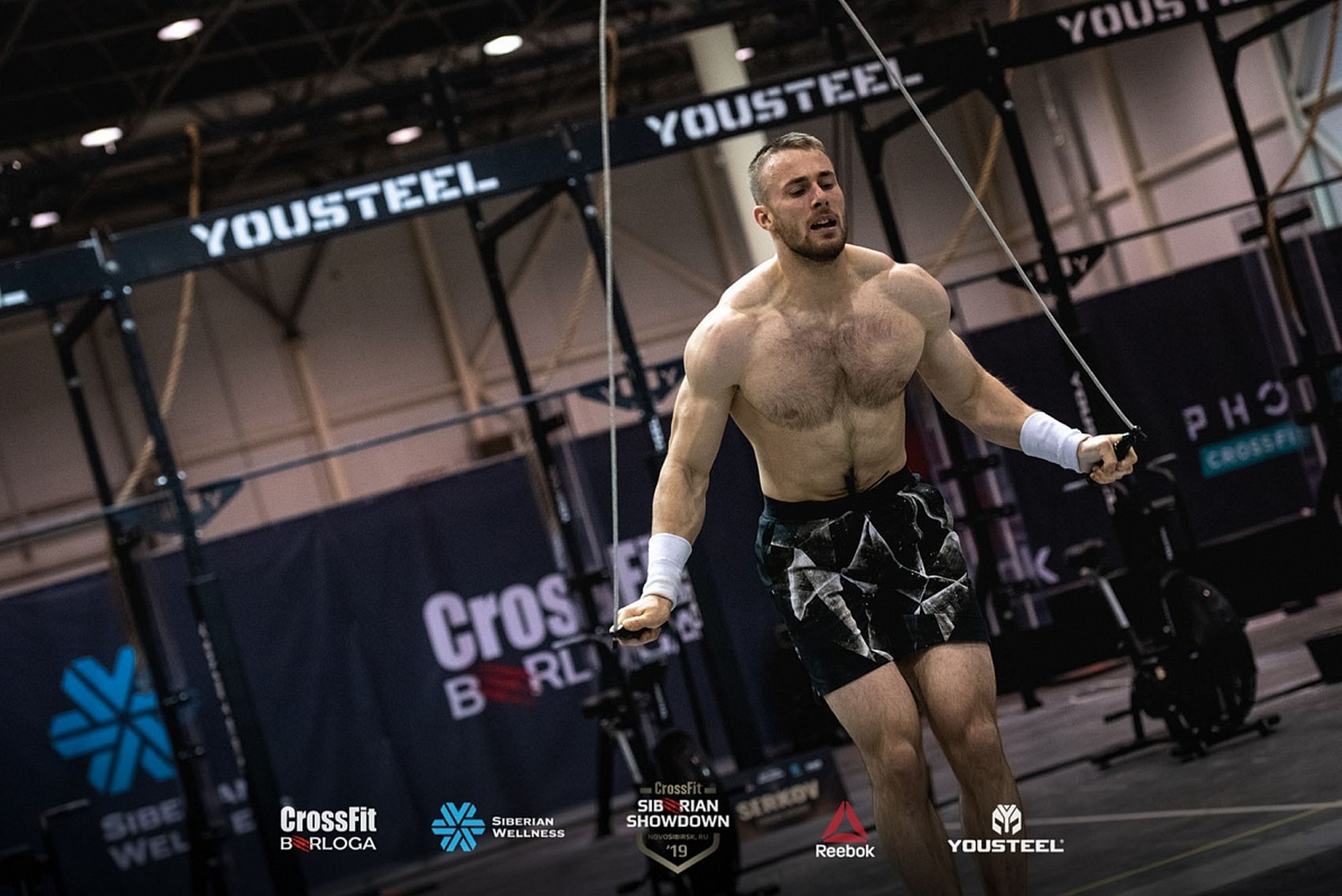 Скакалка YouSteel Heavy jump rope красный