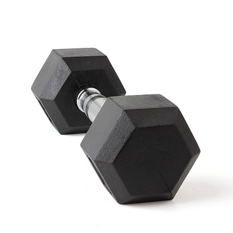 Гантель шестигранная обрезиненная Harper Gym NT162