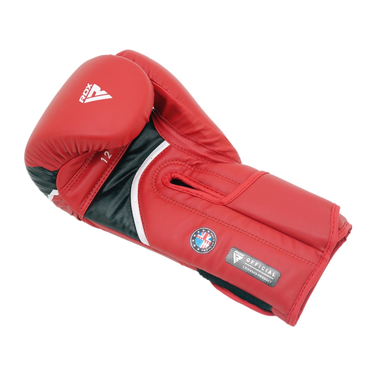 Перчатки RDX Aura Plus T-17 BGR-T17RB-14OZ+ красный\черный