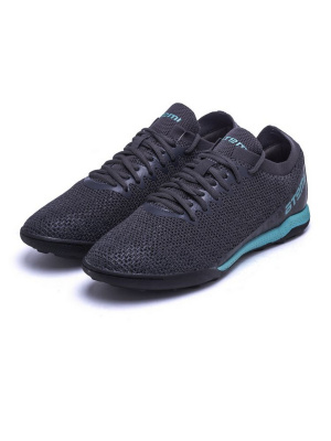 Бутсы футбольные Atemi TURF KIDS SBA-003 серый\бирюзовый