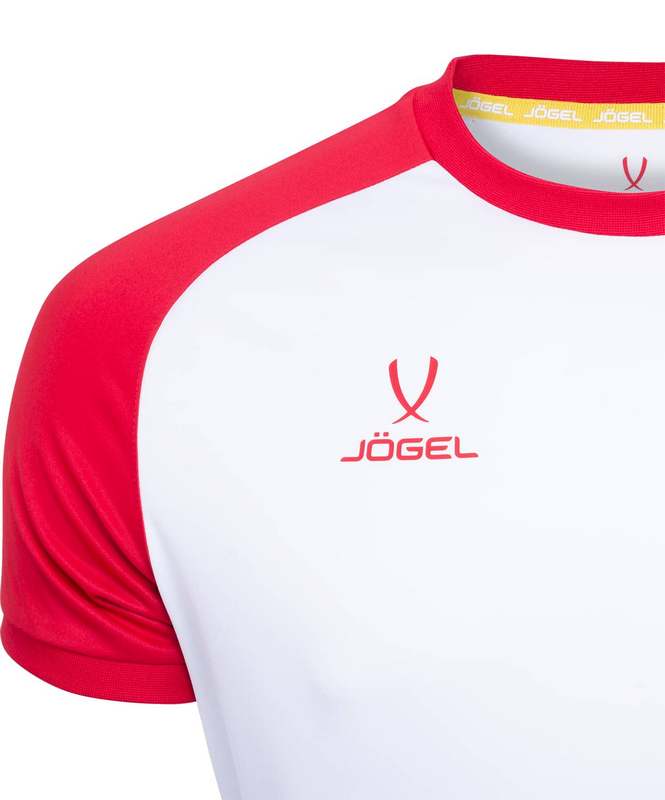 Футболка футбольная Jogel JFT-1021-012, белый/красный