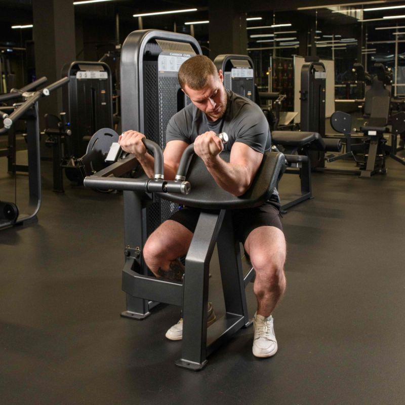 Бицепс-машина сидя DHZ U3030D (E5030) | Premium Fitness