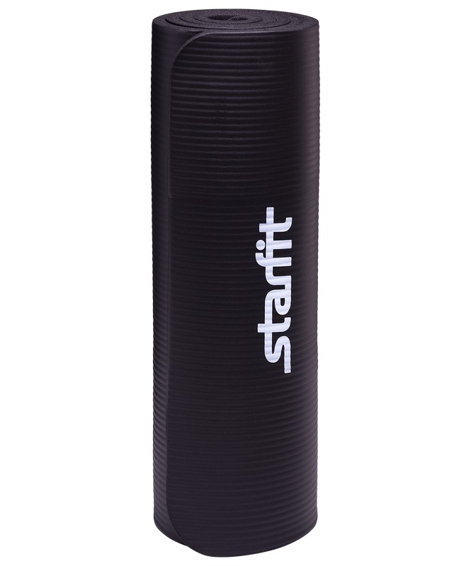 Коврик для йоги Star Fit FM-301 NBR (183x58x1,5) черный