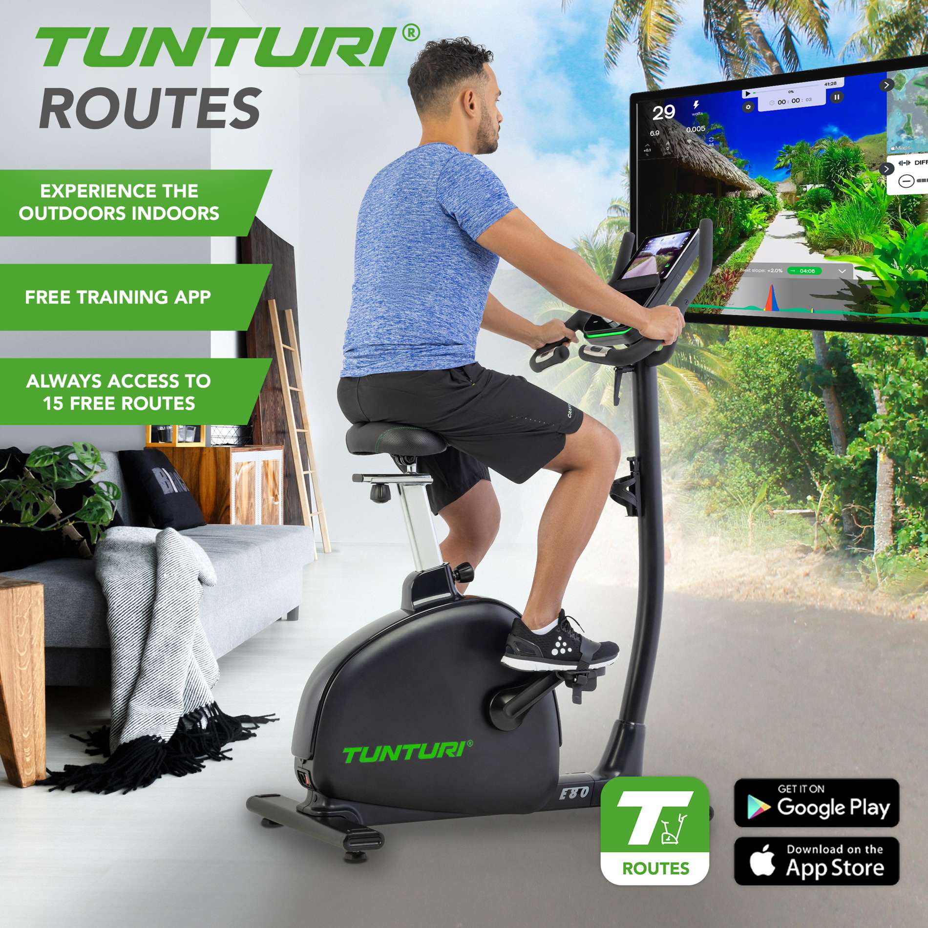 Велотренажер Tunturi Signature E80 23TBE80000