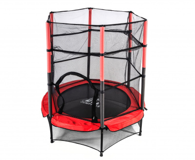 Батут DFC Jump kids 55" (137см) 55INCH-JD-RG красно-серый
