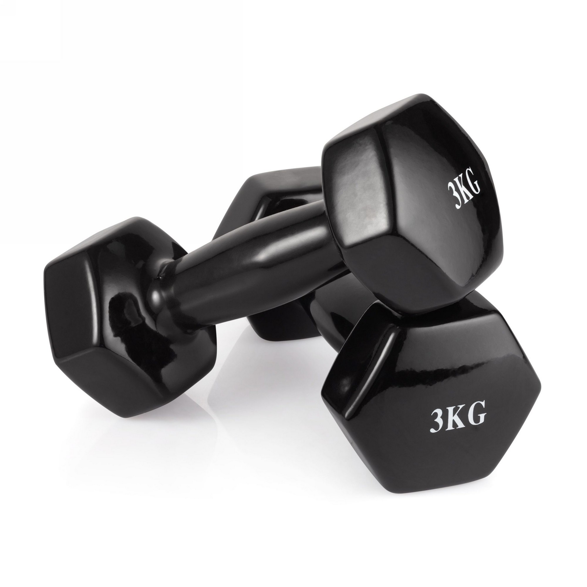 Гантель неразборная 3 кг винил VictoryFit VF-DV030