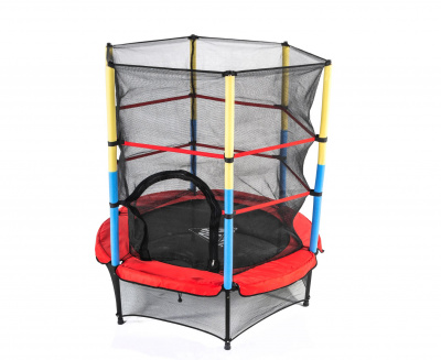 Батут DFC Jump kids 55" (137см) 55INCH-JD-RYB красно-желто-синий