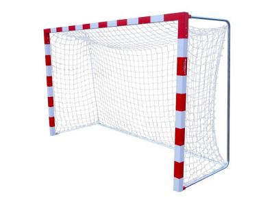 Сетка гандбол/мини-футбол Zavodsporta d3,0 мм яч.100x100, размер 200x300x100 см, ПА белый пара