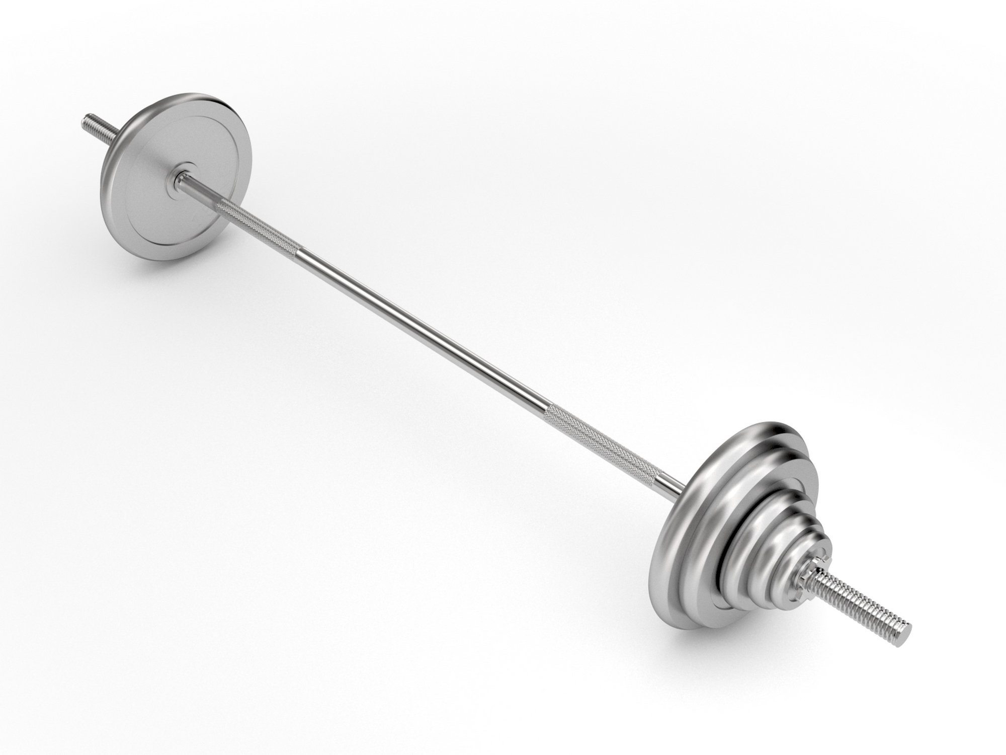Гриф прямой хромированный 1,8м/25мм UnixFit BU1800CE