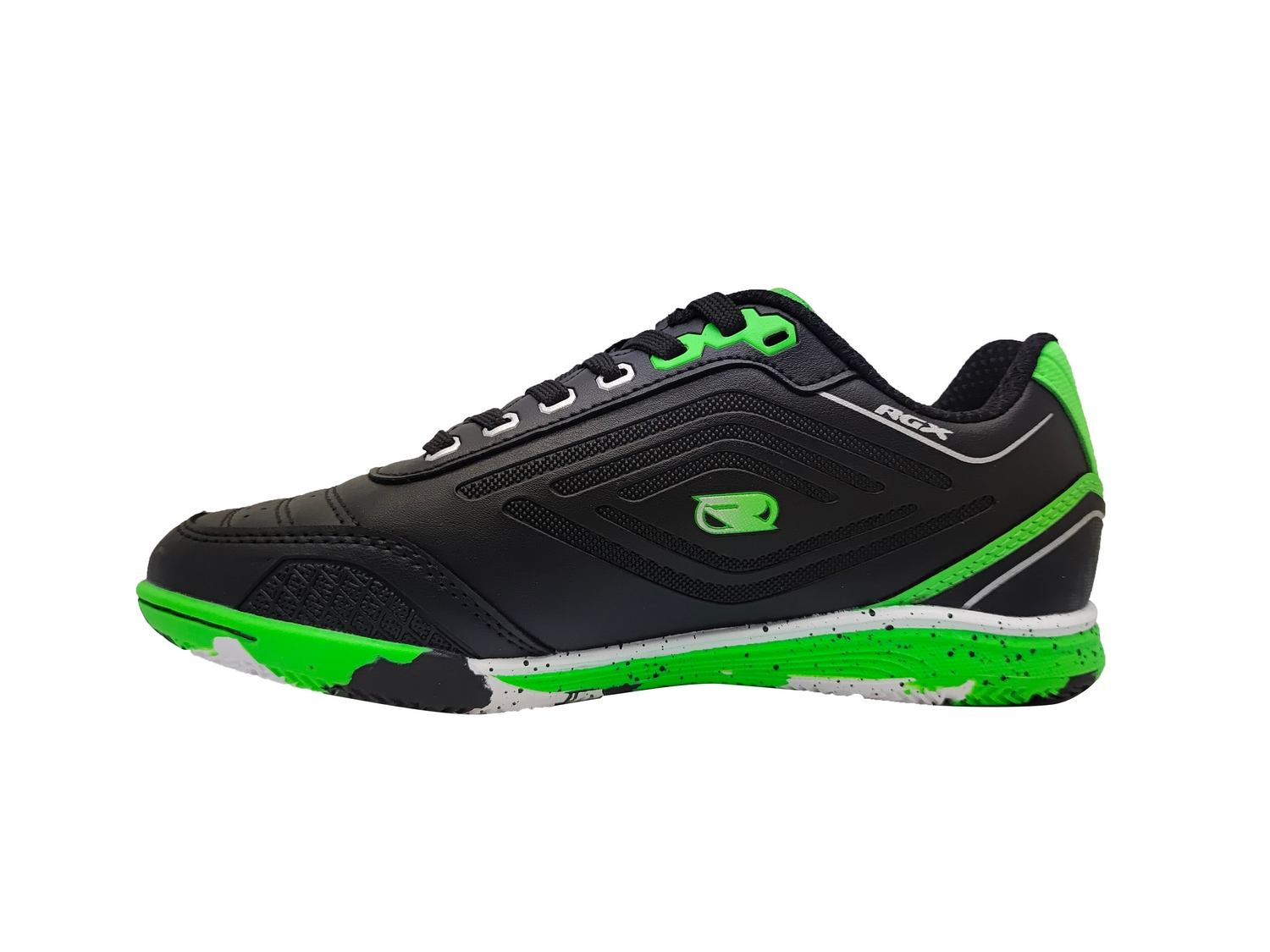 Бутсы зальные детские RGX SB-ZAL-051 Black\Green