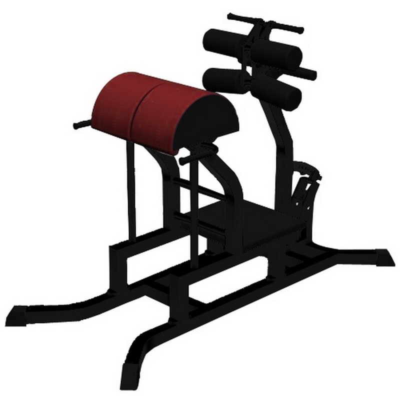 Горизонтальное разгибание спины с зажимами для ног MB Barbell МВ 2.31 | Premium Fitness