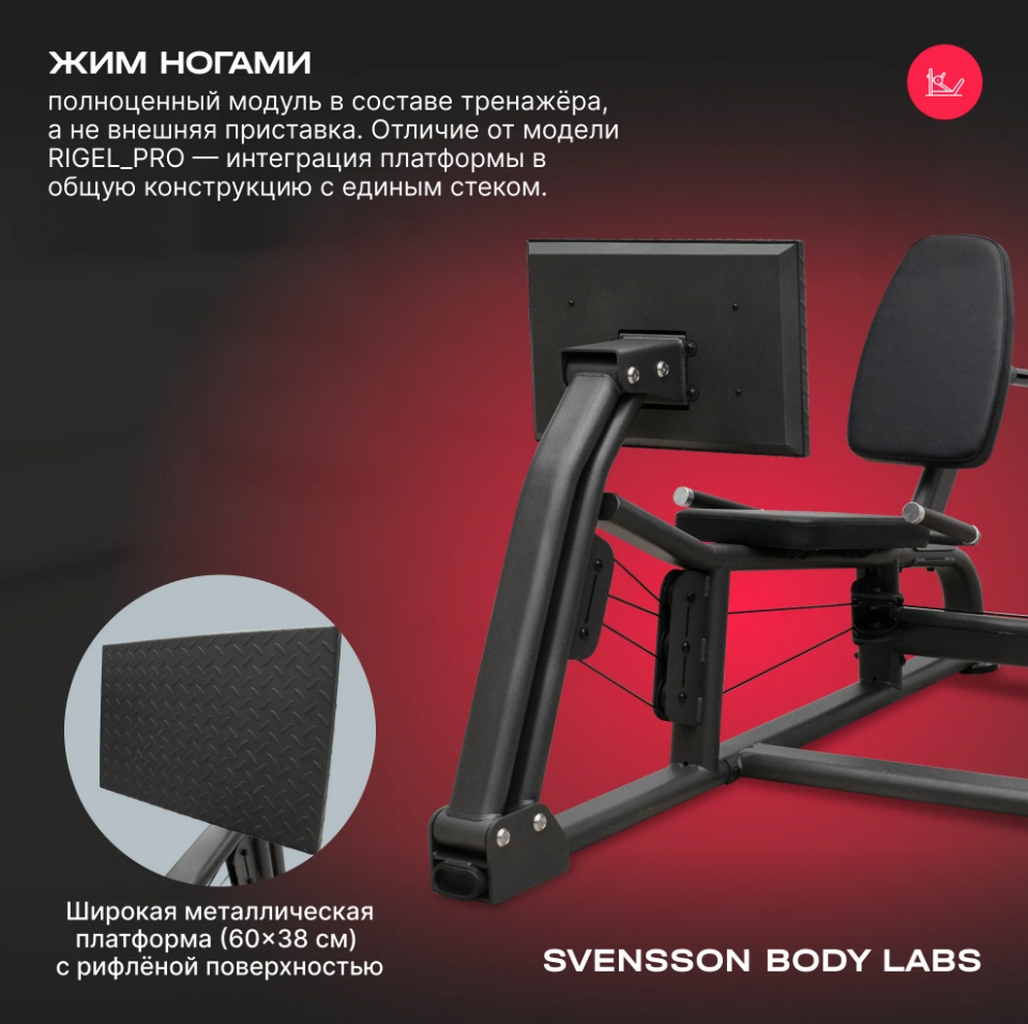 Силовой комплекс полукоммерческий Svensson Body Labs RIGEL PLUS PRO | Premium Fitness