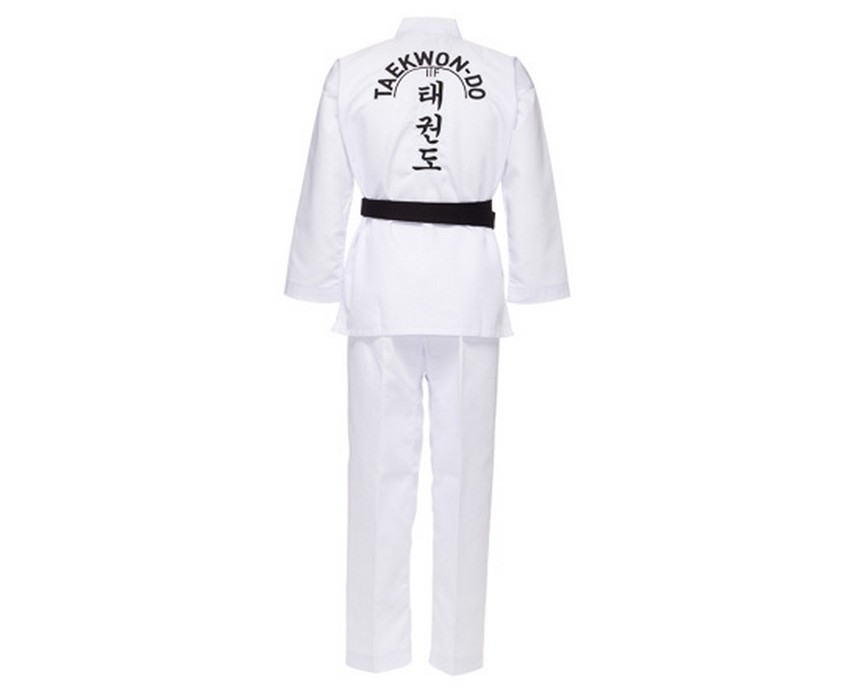 Добок для тхэквондо с поясом Adidas подростковый ITF Student Dobok белый adiTITF01