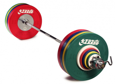 Штанга DHS Olympic 190 кг, для соревнований, аттестованная IWF