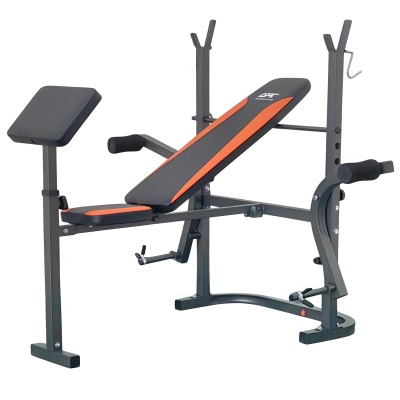 Скамья со стойками под штангу с опциями DFC D125 | Premium Fitness