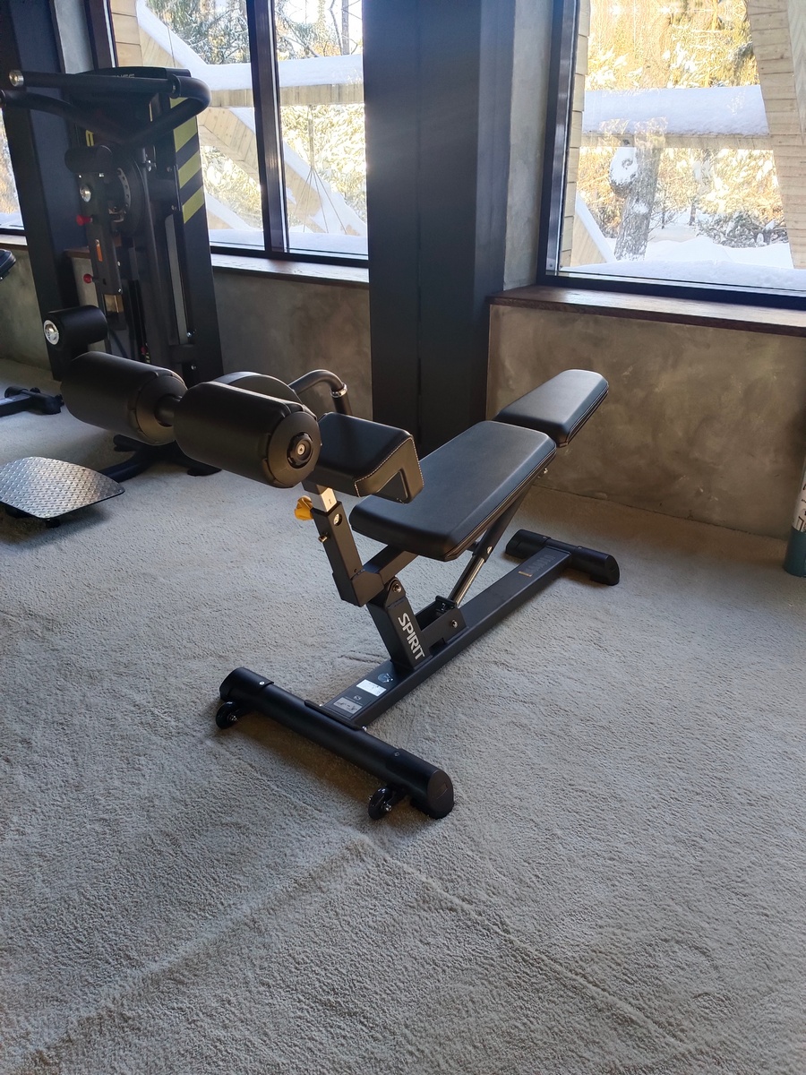 Регулируемая скамья для пресса Spirit SP-4218 | Premium Fitness