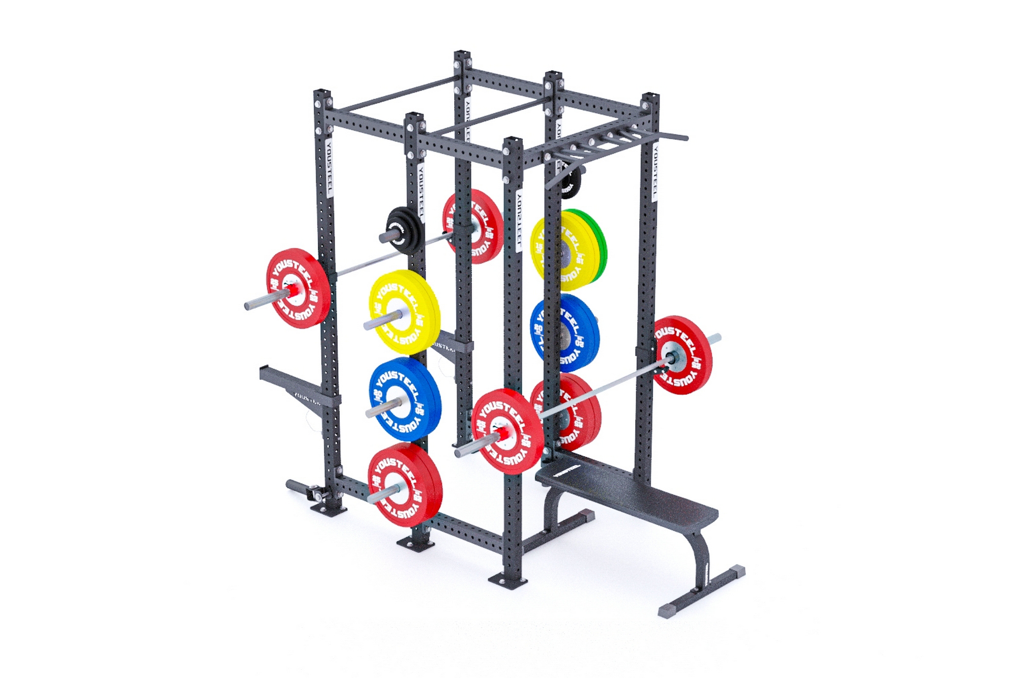 Силовая рама YouSteel DOUBLE RACK PLATE | Premium Fitness