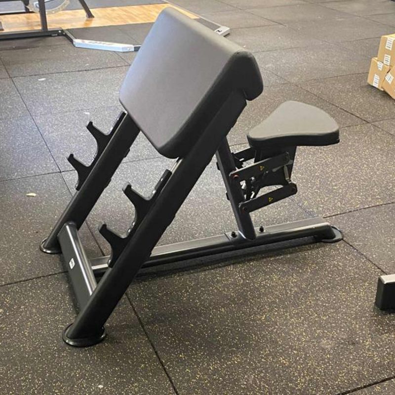 Скамья Скотта с сиденьем DHZ U2044 для бицепса | Premium Fitness