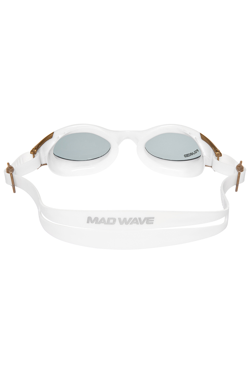Очки для плавания юниорские Mad Wave Flame II junior Polarized M0434 12 0 18W золото