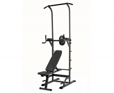Турник-брусья со скамьей DFC Power Tower G004 | Premium Fitness