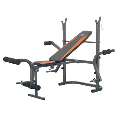 Скамья со стойками под штангу с опциями DFC D124 | Premium Fitness