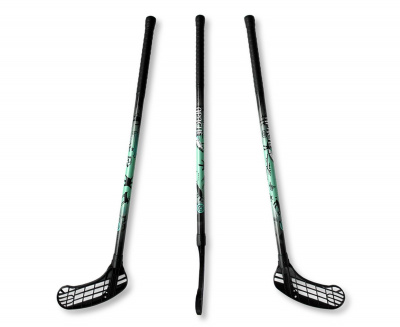 Клюшка флорбольная ACITO APACHE 33 GREEN 80 Round - Прямой