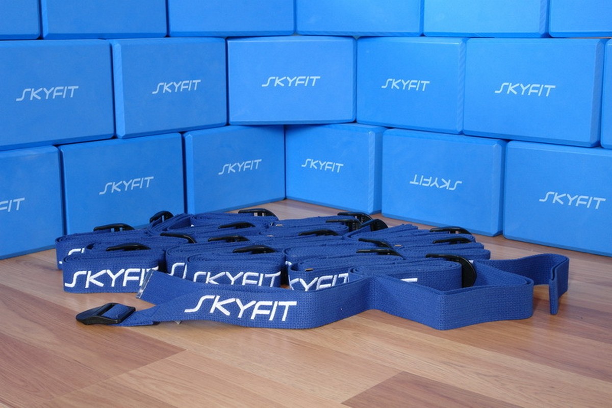 Ремень для йоги SkyFit SF-YS темно-синий