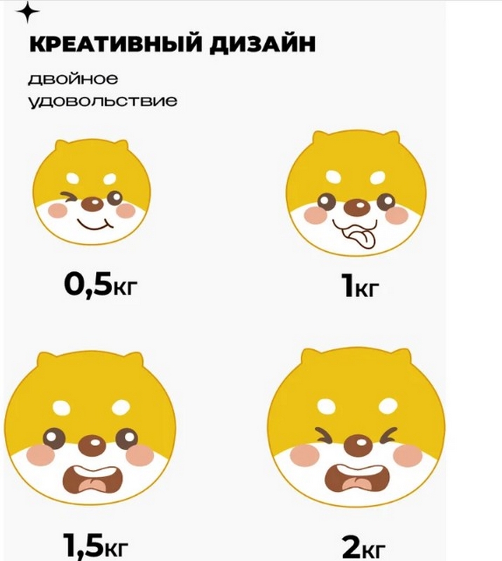 Гантели силиконовые 2шт по 0,5кг PROIRON Г2005СИ