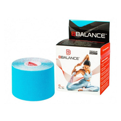 Кинезио тейп BBalance 5x500 см Голубой