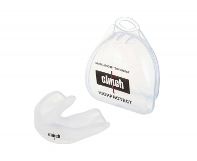 Капа одночелюстная Clinch Competition Single Layer Mouthguard C511 прозрачный