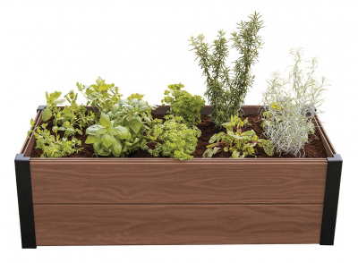 Кашпо-грядка, коричневое MAPLE TROUGH