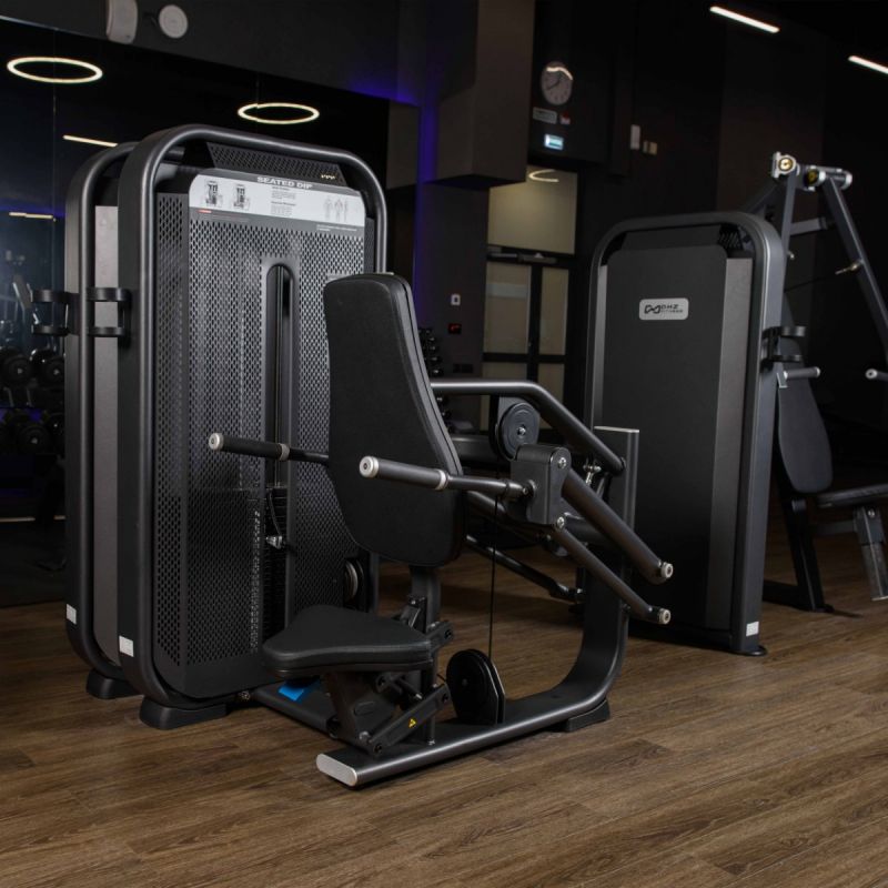 Трицепс-машина DHZ E7026 — имитация отжиманий | Premium Fitness