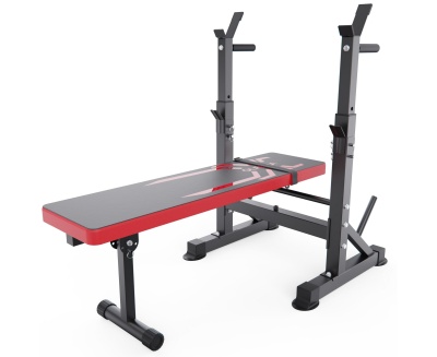 Скамья со стойками под штангу DFC GLFERA 408C | Premium Fitness