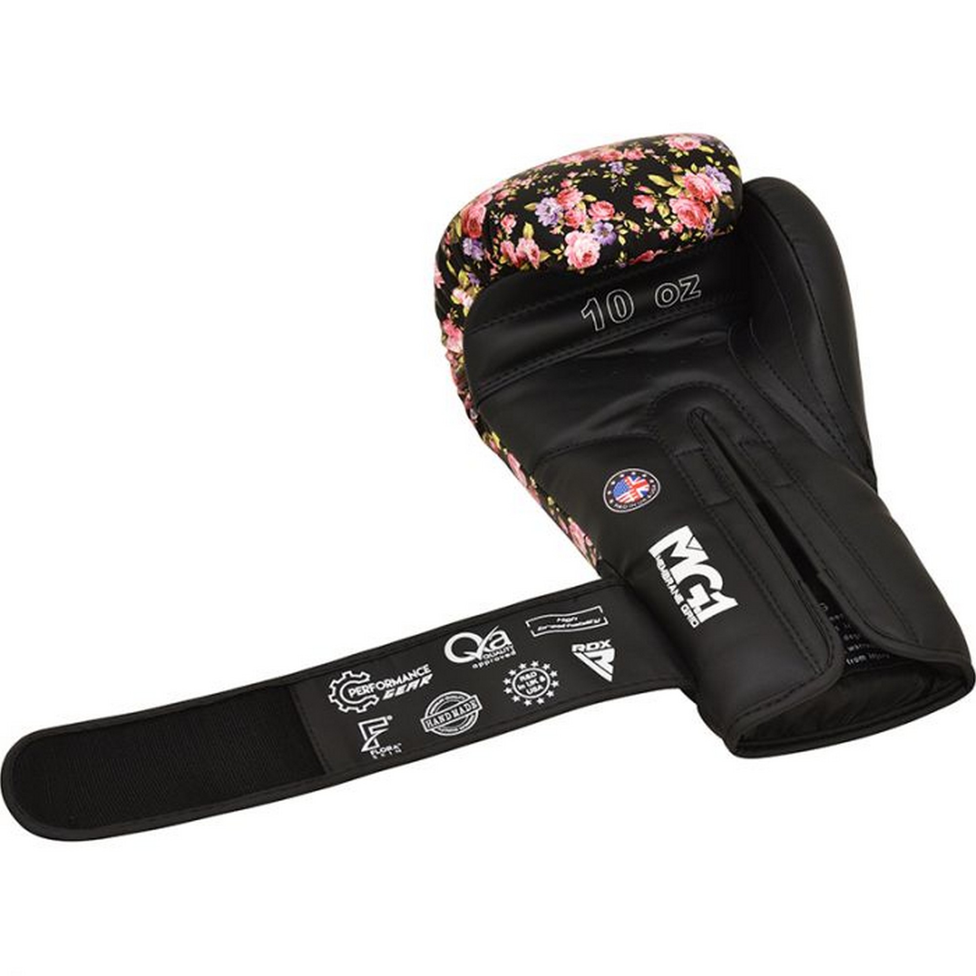 Перчатки тренировочные RDX BGR-FL5B-10oz черный