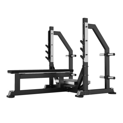 Скамья-стойка для жима штанги лежа DHZ Y972ZAM | Premium Fitness