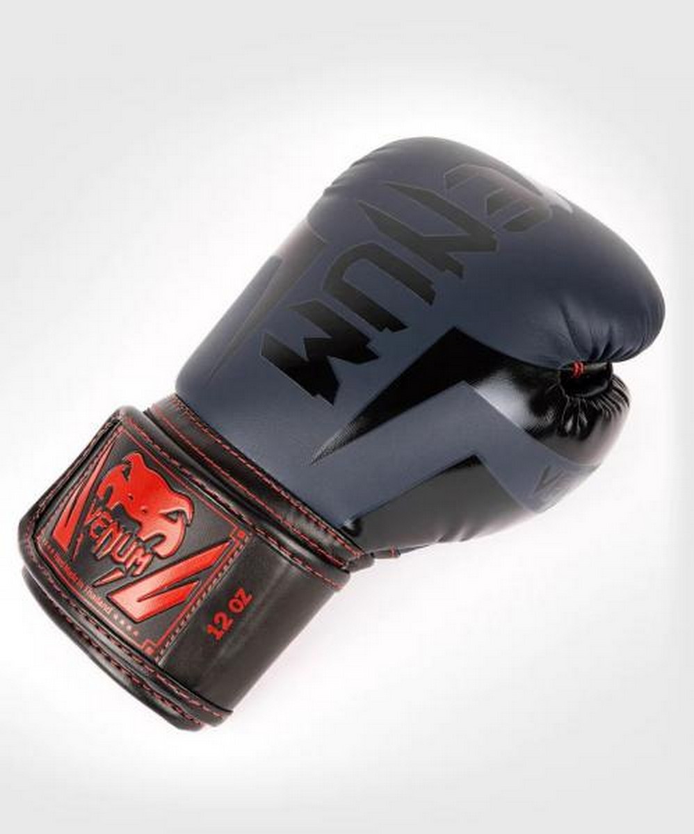Перчатки Venum Elite 1392-575-12oz синий\черный\красный