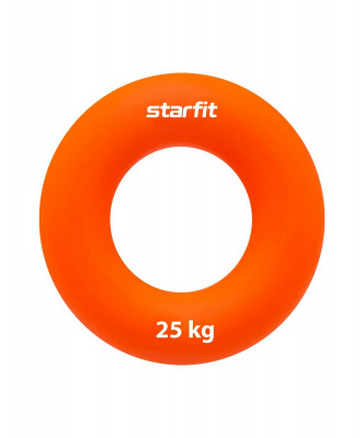 Эспандер кистевой Core Star Fit "Кольцо", d8,8 см, 25 кг, силикогель ES-404 оранжевый