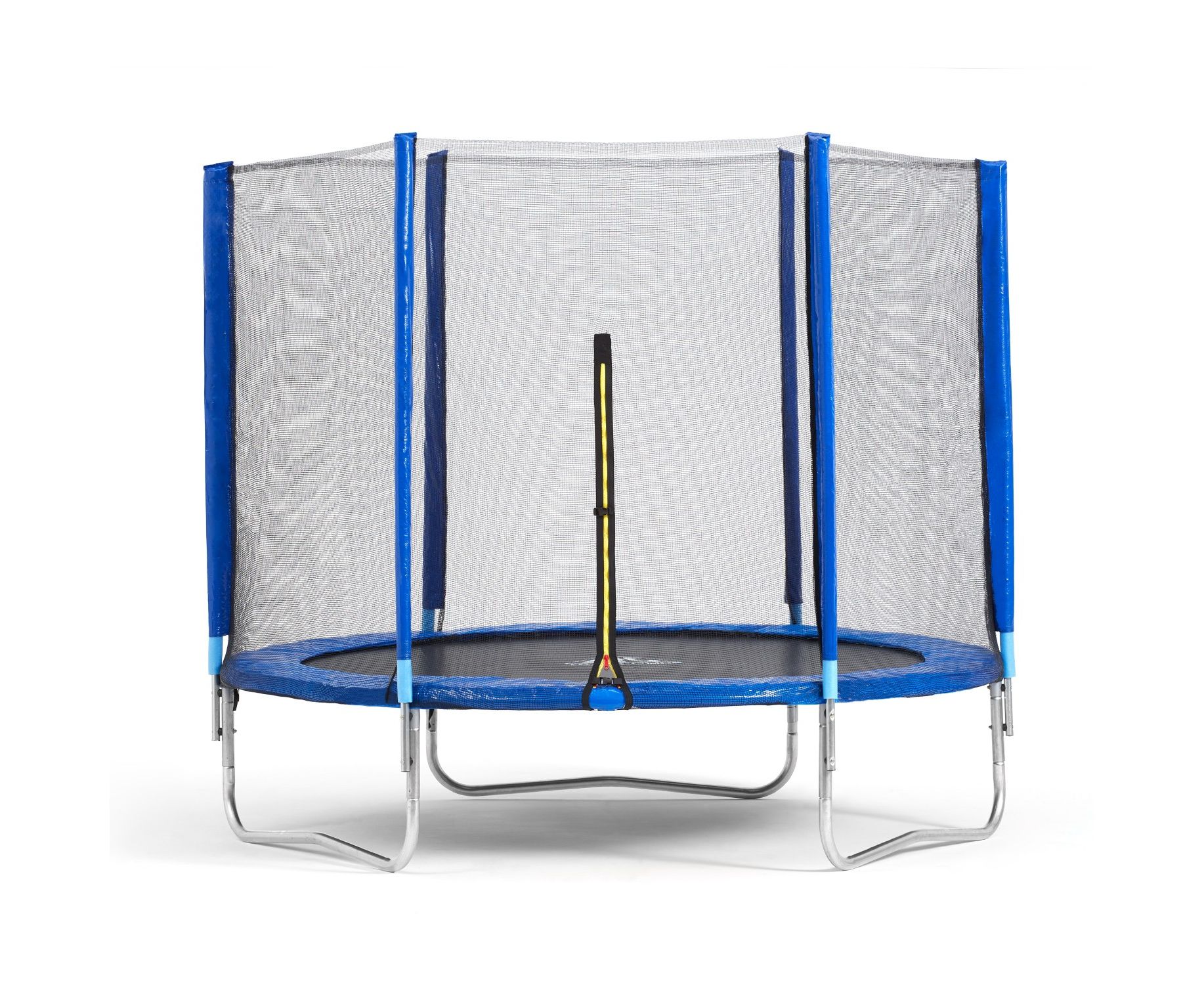 Батут DFC Trampoline Fitness 14ft наружн.сетка (427см) 14FT-TR-B синий