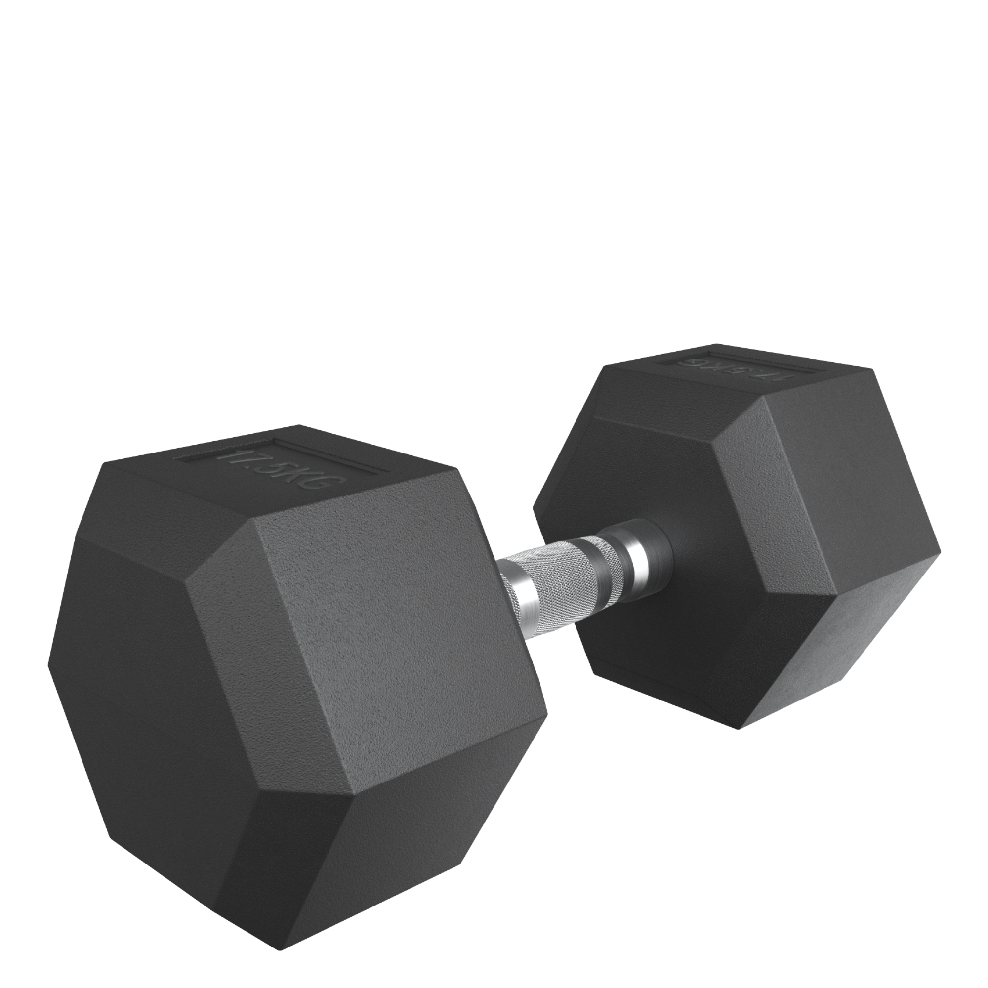 Гантель гексагональная обрезиненная 17,5 кг UnixFit DBHEX17_5x2 2 шт