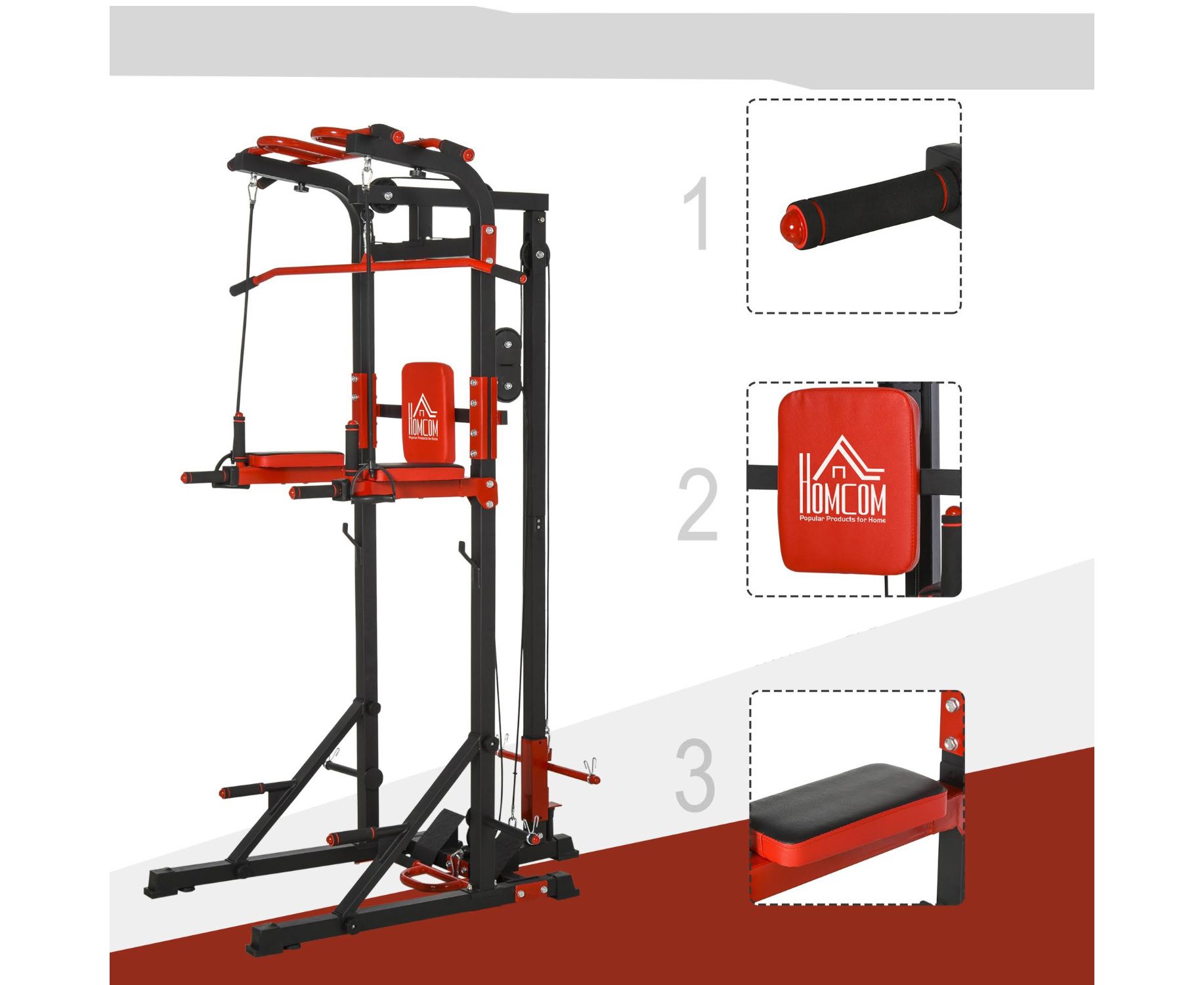 Турник-брусья, тяга сверху DFC HOMEGYM HOMCOM D270 | Premium Fitness
