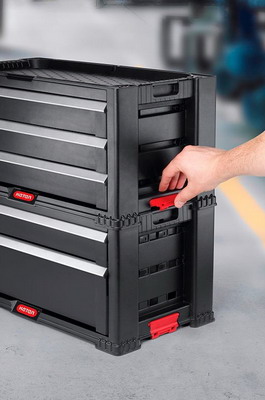 Мобильный инструментальный шкаф с 5 выдвижными ящиками 5-DRAWER MOBILE TOOL CHEST SET