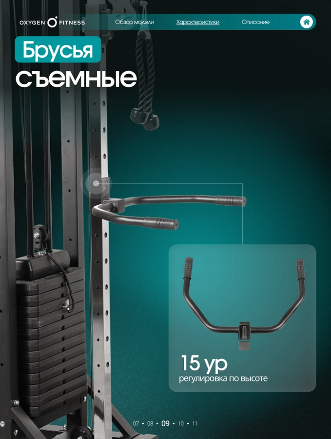 Кроссовер Oxygen Fitness VESTON | Premium Fitness