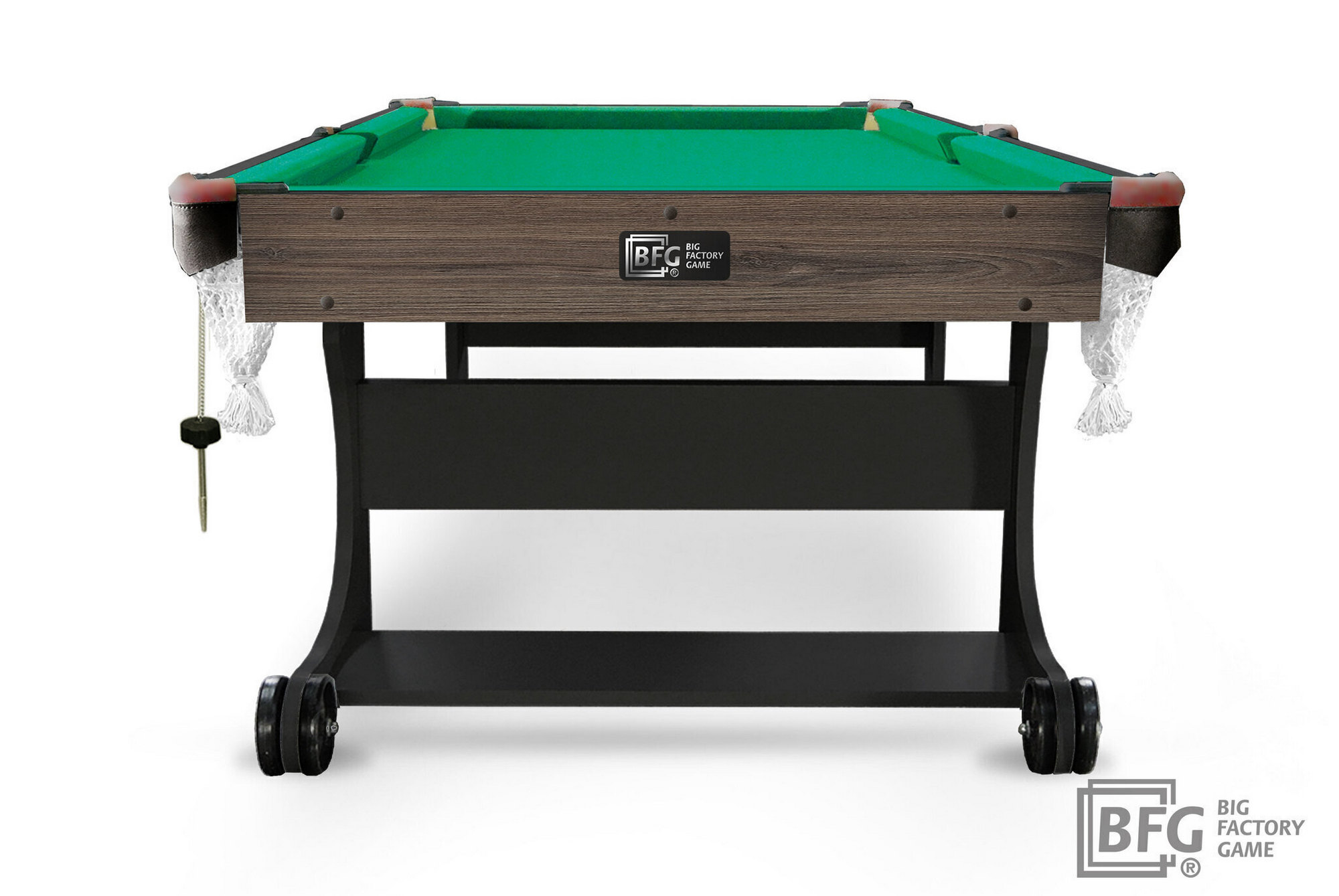 Бильярд Compact Light 6 (Анкор+черный) ПУЛ / РП, 1,80х0,90 BFG BFG-KLANBL6