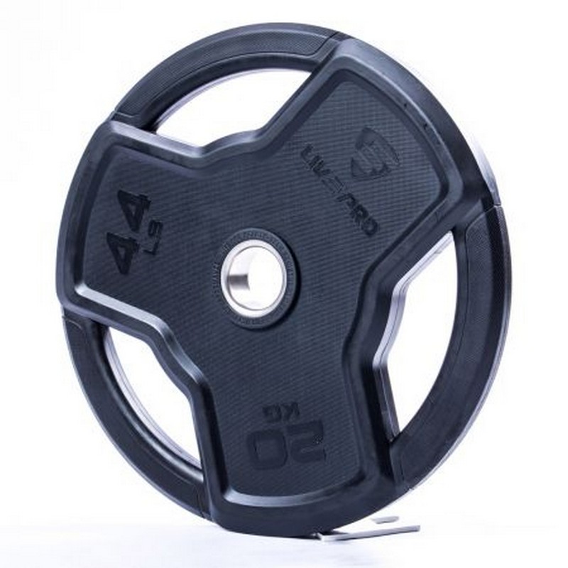 Обрезиненный диск 1,25 кг Live Pro Premium Rubber LP8330-1.25